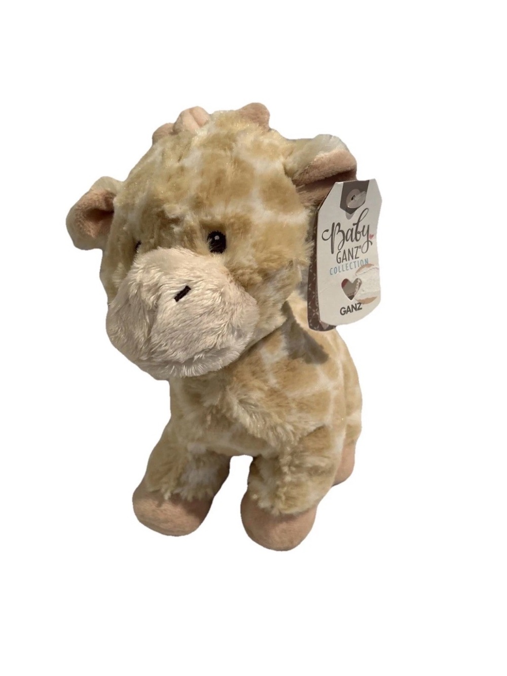 Baby Ganz Nursery Butterscotch Cream Beige Tan Giraffe Plush Animal Lovey